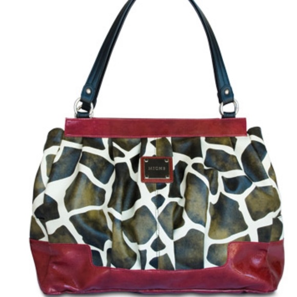 2 for $25 | Miche | Lexi Shell | Cow Print w/ Red Trim | Prima - Picture 2 of 5